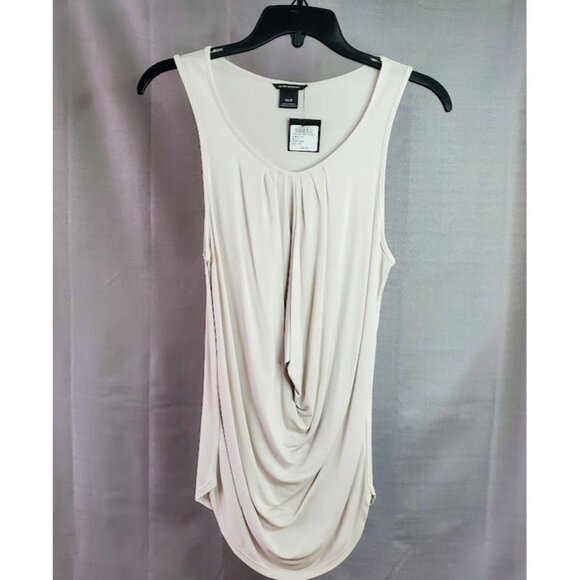 Club Monaco NWT Women's Marion Top Draped Rayon Sleeveless Modern Chic Style XS - Picture 1 of 5